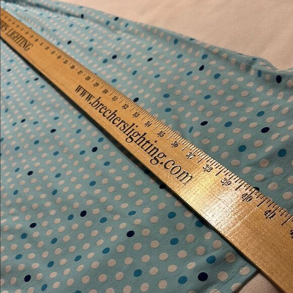 Liz Claiborne Blue Polka Dot Midi Dress - Picture 6 of 8